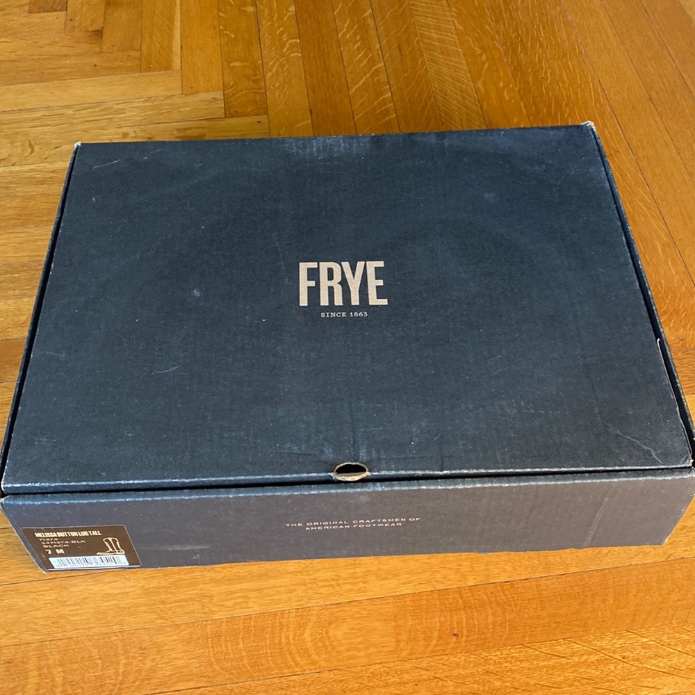 Frye Melissa button lug tall boots *never worn